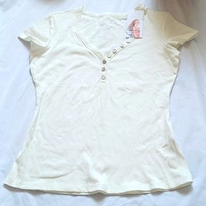 Prettygarden Tshirt, size M color: White